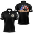 Polo Noir Pétanque Allez Les Bleus - Homme France - Polo Homme