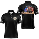 Polo Noir Pétanque Allez Les Bleus - Homme France - Polo Homme