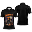 Polo Noir Pétanque Avec Prénom - Design Halloween Exclusif - Polo Homme
