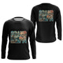 Polo Noir Passion Pêche Grand Père - Idée Cadeau Homme - Long Sleeves Homme