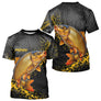 Polo Pêche Carpiste Homme - Personnalisé Noir & Or - T-Shirt Homme