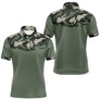 Polo Pêche Homme Camouflage Vert Kaki - Style Élégance Outdoor - Polo 