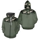 Polo Pêche Homme Camouflage Vert Kaki - Style Élégance Outdoor - ZIPPE HOODIE
