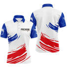 Polo Pêche Homme Personnalisé - Drapeau Français Tricolore - Polo Homme
