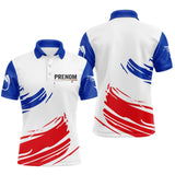 Polo Pêche Homme Personnalisé - Drapeau Français Tricolore - Polo Homme