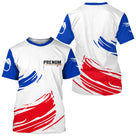 Polo Pêche Homme Personnalisé - Drapeau Français Tricolore - T-Shirt Homme