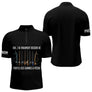 Polo Pêche Noir Personnalisé Prénom - Anti UV Long Sleeves Shirt - Polo Zippé Homme