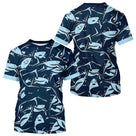 Polo Pêche Requin Bleu - Pull 3D Personnalisé - T-Shirt Homme