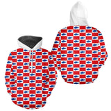 Polo Pêche Rouge & Bleu Carreau - Design Sportif - Hoodie Homme