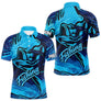 Polo Pêcheur Bass Bleu 3D - Design Sportive Personnalisé - Polo Homme