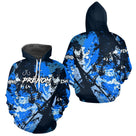 Polo Pêcheur Bleu Personnalisable - Motif Hameçon Homme - Hoodie Homme
