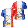 Polo Pêcheur Français Personnalisé Truite - Bleu Blanc Rouge - T-Shirt Homme
