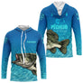 Polo Pêcheur Homme Personnalisé - Bleu Super Papa - Long Sleeves Hoodie Homme