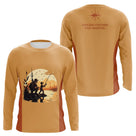 Polo Pêcheur Orange- Esprit Famille Homme - Long Sleeves Homme
