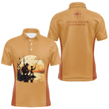 Polo Pêcheur Orange- Esprit Famille Homme - Polo Homme