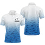 Polo Pêcheur Personnalisé Marlin Bleue - Le Style Unique - Polo Homme