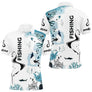 Polo Pêcheur Personnalisé Passion Blanc - Motifs Mer - Polo Homme