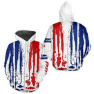 Polo Pêcheur Personnalisé Prénom France - Bleu Blanc Rouge - Hoodie Homme