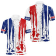 Polo Pêcheur Personnalisé Prénom France - Bleu Blanc Rouge - Polo Homme