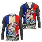 Polo Pêcheur Sportif France Saumon - Blanc Bleu Rouge - Sweat Homme