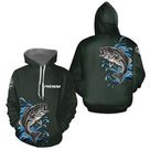 Polo Pêcheur Vert Personnalisé Brochet - Homme Design - Hoodie Homme