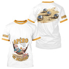 Polo Pétanque & Apéro - La Style Blanc & Jaune Personnalisé - T-Shirt Homme