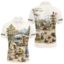 Polo Pétanque Apéro Camping - Cadeau Beige Personnalisé - Polo Homme