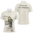 Polo Pétanque Beige Caricature - Personnalisé Humour Homme Femme - Polo Homme