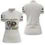 Polo Pétanque Beige Humour - "J'ai les Boules" Personalisé - Polo Zippé Femme
