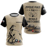 Polo Pétanque Beige & Noir - Boule Bretonne Personnalisé - T-Shirt Femme