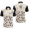 Polo Pétanque Beige & Noir Personnalisé - Halloween Homme Femme - Polo Homme