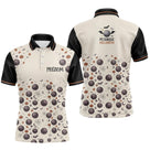 Polo Pétanque Beige & Noir Personnalisé - Halloween Homme Femme - Polo Homme