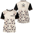 Polo Pétanque Beige & Noir Personnalisé - Halloween Homme Femme - T-Shirt Homme