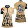 Polo Pétanque Beige Personnalisé - Style Vintage Passion Bouliste - Polo Zippé Homme