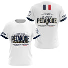 Polo Pétanque Blanc Français - Fierté & Esprit d'Équipe - T-Shirt Femme