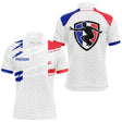 Polo Pétanque Blanc Homme Femme  - Personnalisé Drapeau France - Polo Homme
