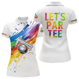 Polo Pétanque Blanc Multicolore - Design Unique Et Dynamique - Polo Femme
