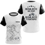 Polo Pétanque Blanc Noir Personnalisé - Homme Femme Bouliste Toujours- T-Shirt Femme