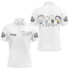 Polo Pétanque Blanc Personnalisé - Design Bande d’Amis - Polo Homme
