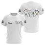 Polo Pétanque Blanc Personnalisé - Design Bande d’Amis - T-Shirt Femme