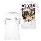 Polo Pétanque Blanc Personnalisé - Homme Femme 60 Ans - T-Shirt Homme