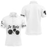 Polo Pétanque Blanc Personnalisé - Je Bois - Polo Homme