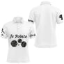Polo Pétanque Blanc Personnalisé - Je Pointe - Polo Homme