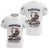 Polo Pétanque Blanc Sur Mesure - Personnalisé 60 Ans - T-Shirt Femme