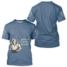 Polo Pétanque Bleu Gris Homme - Apéro & Humour Club Boules - T-Shirt Homme