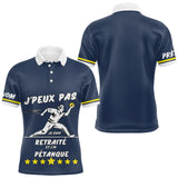Polo Pétanque Bleu & Marine - Cadeau Retraite Homme Femme - Polo Homme