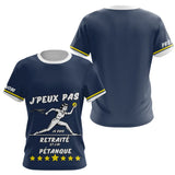 Polo Pétanque Bleu & Marine - Cadeau Retraite Homme Femme - T-Shirt Femme