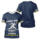 Polo Pétanque Bleu & Marine - Cadeau Retraite Homme Femme - T-Shirt Homme