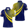 Polo Pétanque Bleu Marine - Graphique Jaune Homme Femme - Polo Homme