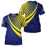 Polo Pétanque Bleu Marine - Graphique Jaune Homme Femme - T-Shirt Homme